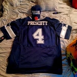 2X Prescott Nike NFL Onfield Authentic Jersey hat (included with purchase).